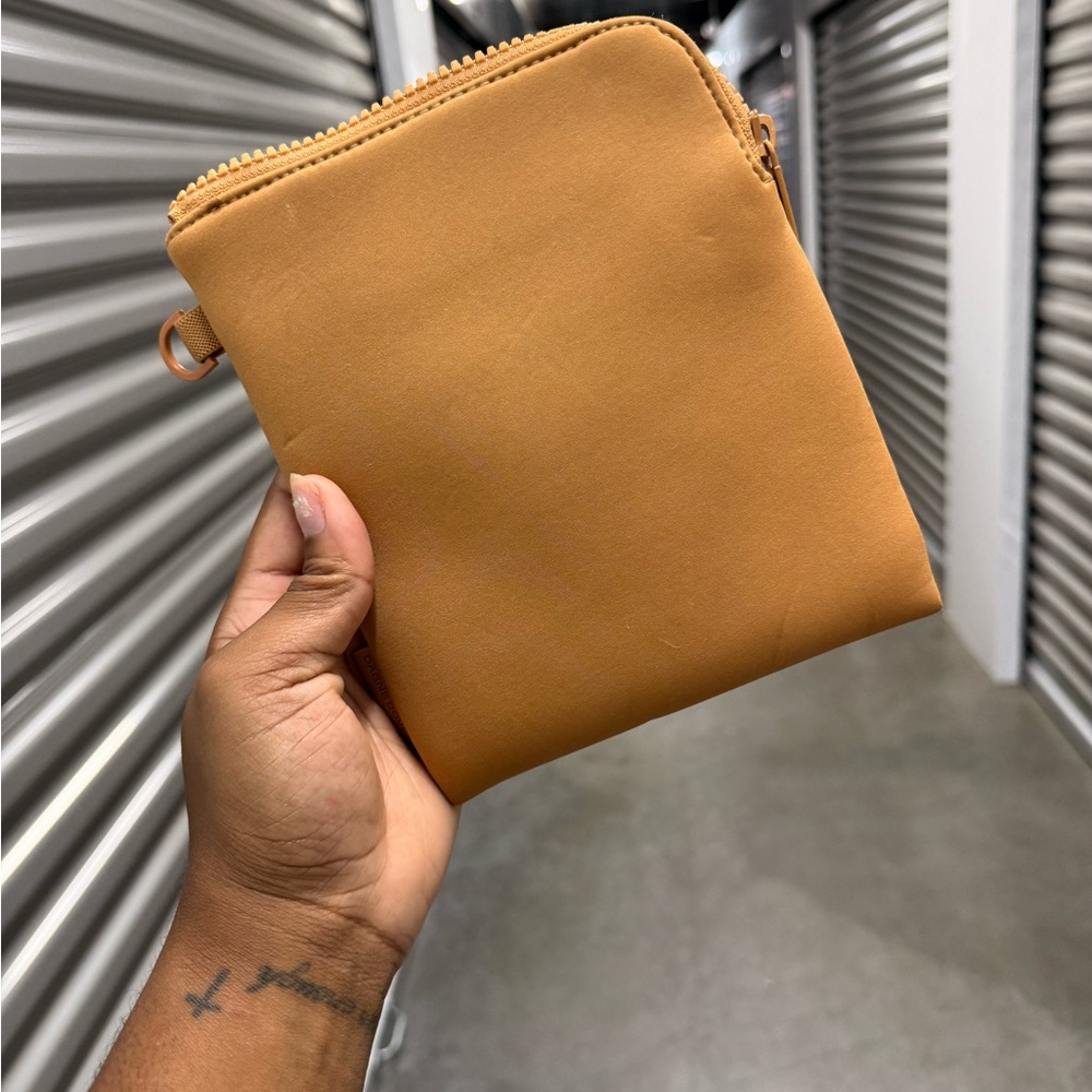 Tan Zippered Pouch